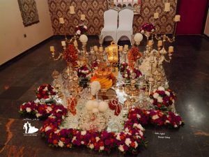 سفره عقد آیینه طلایی